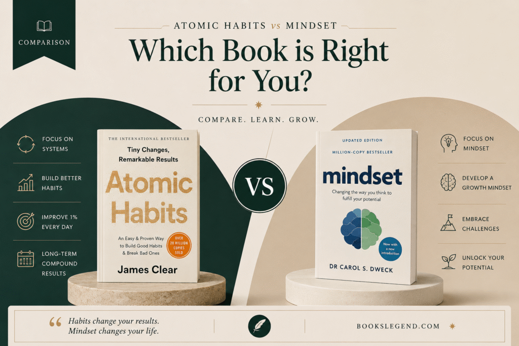 Atomic Habits vs Mindset: Which Book Changes You More?